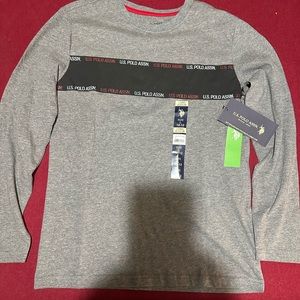 U.S. Polo Assn. Long Sleeve T-Shirt Kids Size L(10-12) New w/tags